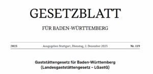 Neues Landesgaststättengesetz 2026: Kommunen sollten dieses jetzt endlich umsetzen!